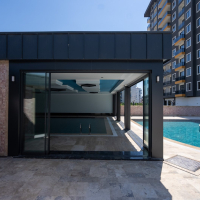 Новая 1+1 в Махмутларе с богатой инфраструктурой и шаговой доступностью к морю