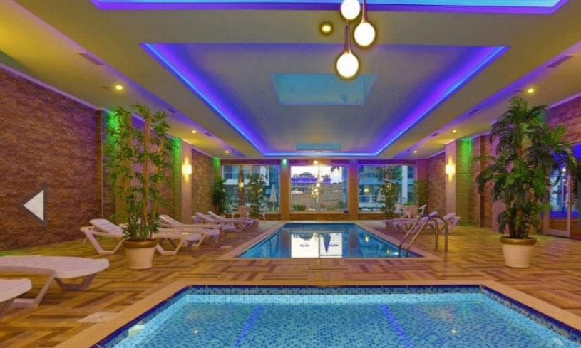 FULL AKTİVİTELİ SİTEDE GENİŞ 1+1 SATILIK EŞYALI  DAİRE