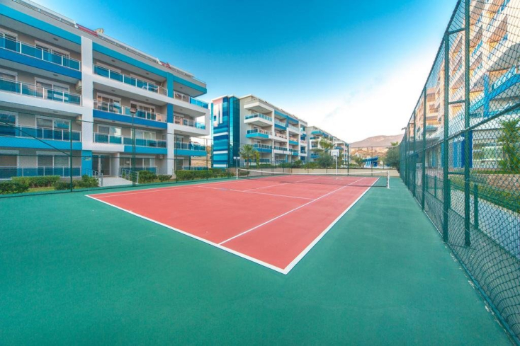 FULL AKTİVİTELİ SİTEDE GENİŞ 1+1 SATILIK EŞYALI  DAİRE