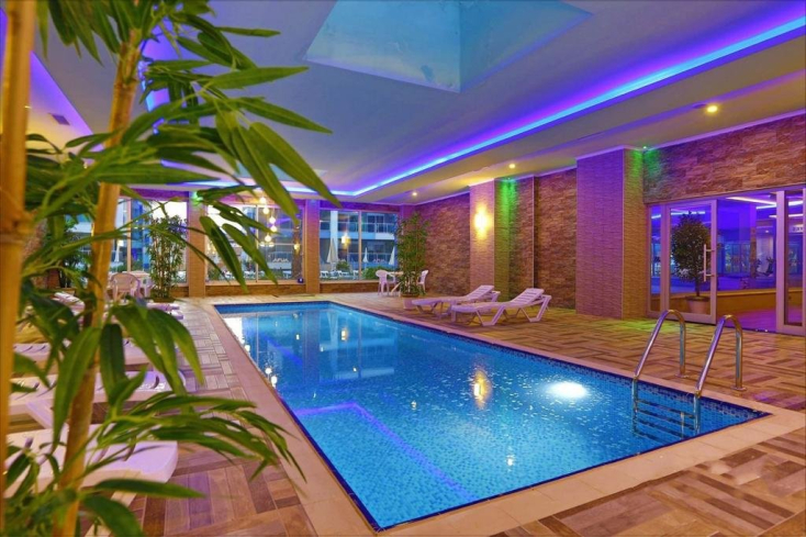 FULL AKTİVİTELİ SİTEDE GENİŞ 1+1 SATILIK EŞYALI  DAİRE