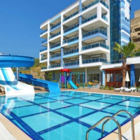 FULL AKTİVİTELİ SİTEDE GENİŞ 1+1 SATILIK EŞYALI  DAİRE