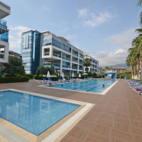 FULL AKTİVİTELİ SİTEDE GENİŞ 1+1 SATILIK EŞYALI  DAİRE