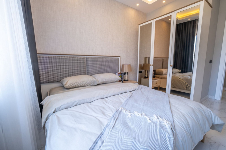 Новая 1+1 с видом на море в Каргыджаке — идеальна для отдыха и аренды