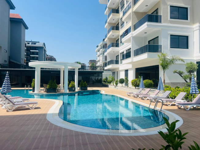 Новая 1+1 с видом на море в Каргыджаке — идеальна для отдыха и аренды