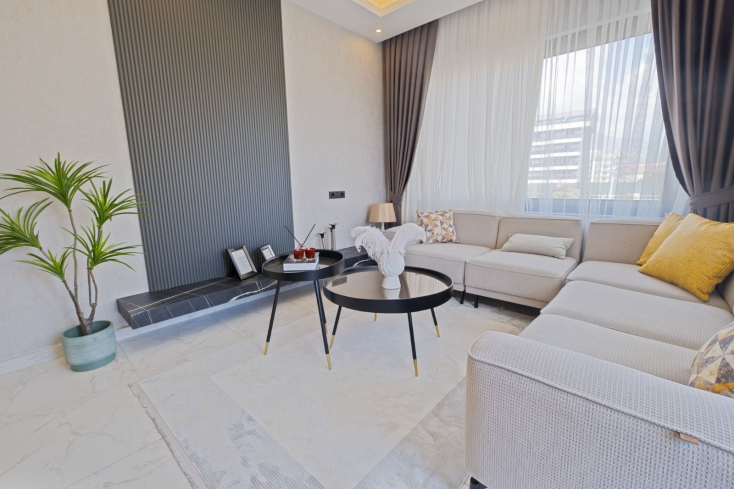 Новая 1+1 с видом на море в Каргыджаке — идеальна для отдыха и аренды