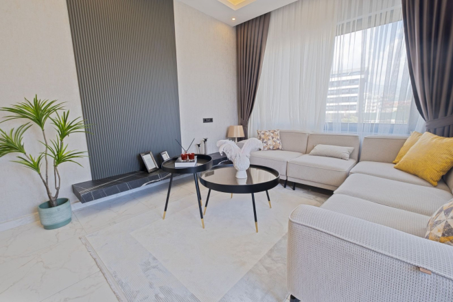 Новая 1+1 с видом на море в Каргыджаке — идеальна для отдыха и аренды