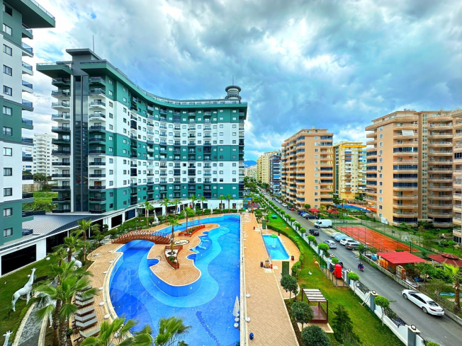 Меблированная 1+1 в Махмутларе с отельной инфраструктурой и потенциалом аренды