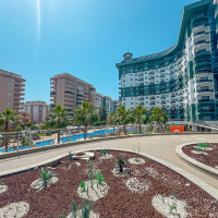 Меблированная 1+1 в Махмутларе с отельной инфраструктурой и потенциалом аренды