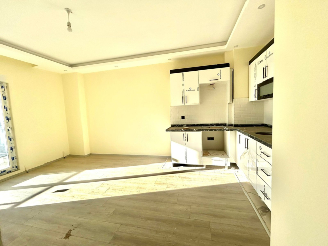 Новая 1+1 в Авсалларе с видом на город и природное окружение