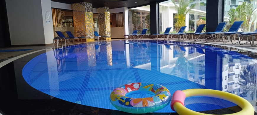 Комфортная квартира с курортной атмосферой для жизни и дохода в Махмутларе