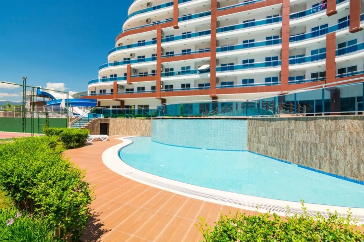 Компактная студия у моря в Махмутларе для отдыха и ликвидной покупки. Супер Цена