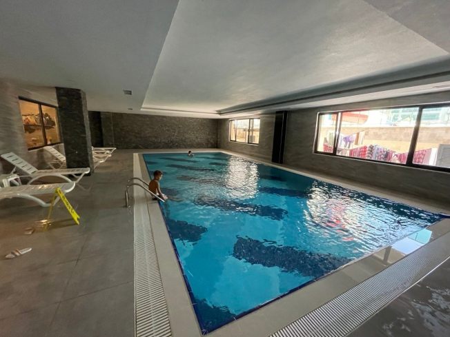 1+1 full eşyalı daire premium site içinde kiralık daire