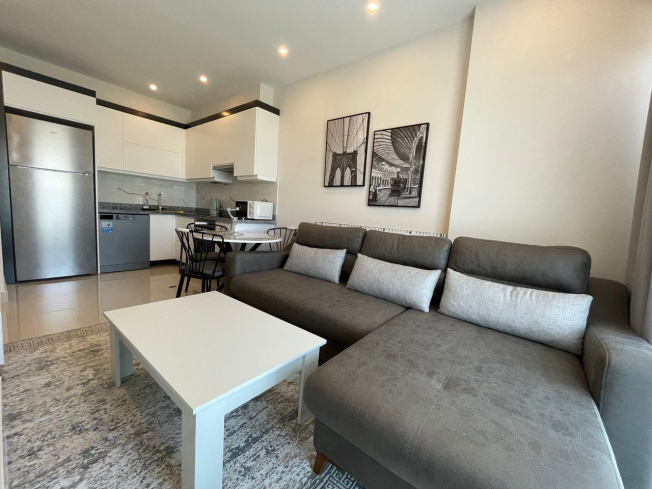 1+1 full eşyalı daire premium site içinde kiralık daire