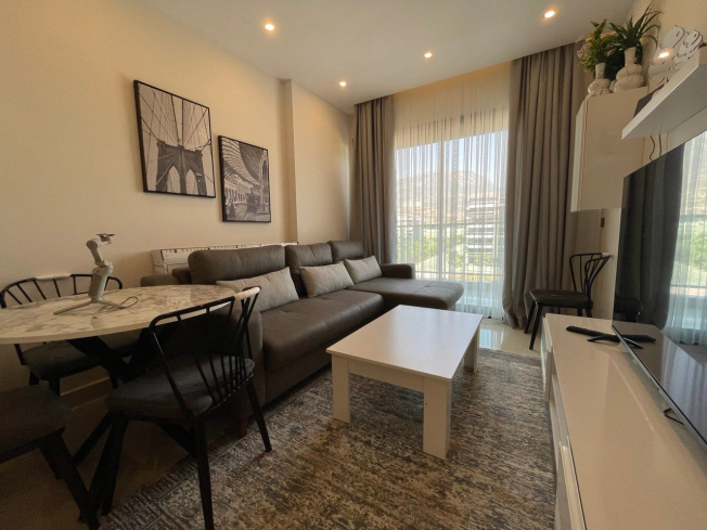 1+1 full eşyalı daire premium site içinde kiralık daire