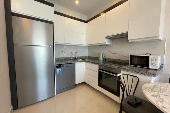 1+1 full eşyalı daire premium site içinde kiralık daire