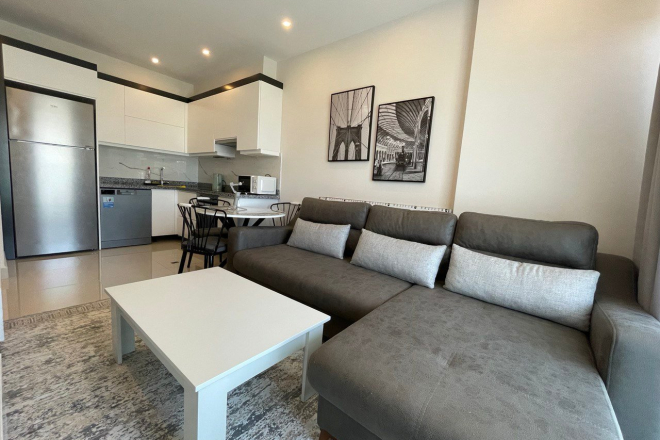 1+1 full eşyalı daire premium site içinde kiralık daire