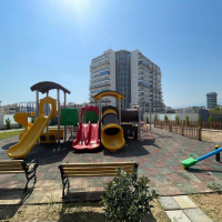 Новая квартира 1+1 с полной инфраструктурой в Махмутларе для жизни и дохода