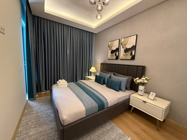 Современная 1+1 квартира в Махмутларе с расширенной инфраструктурой для отдыха