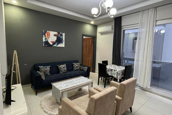 DENİZE 600 METRE 1+1 EŞYALI SATILIK DAİRE