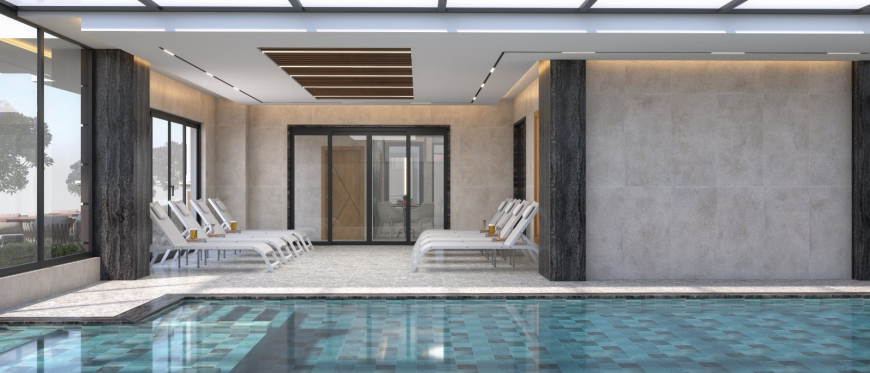 Новая квартира 3+1 в Каргыджаке, Аланья — современный комплекс в 300 м от моря