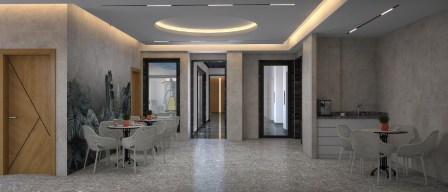 Новая квартира 3+1 в Каргыджаке, Аланья — современный комплекс в 300 м от моря