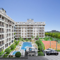 Новая квартира 3+1 в Каргыджаке, Аланья — современный комплекс в 300 м от моря