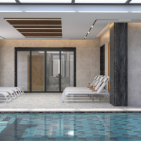 Новая квартира 3+1 в Каргыджаке, Аланья — современный комплекс в 300 м от моря