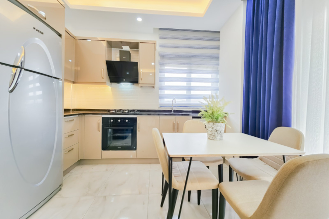 1+1 full eşyalı daire