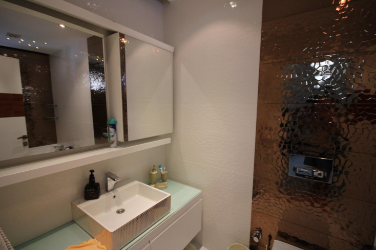 Пентхаус 3+1 у пляжа Клеопатра в Аланье — меблированный дуплекс 180 м² в 400 м от моря