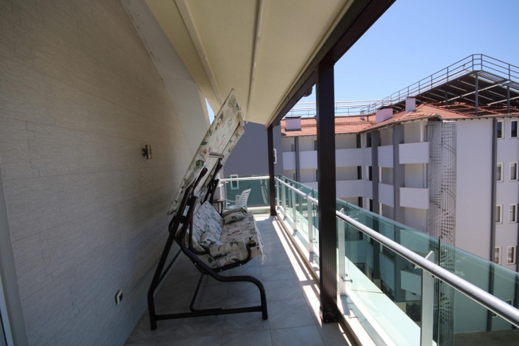 Пентхаус 3+1 у пляжа Клеопатра в Аланье — меблированный дуплекс 180 м² в 400 м от моря