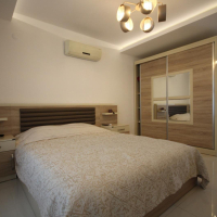 Пентхаус 3+1 у пляжа Клеопатра в Аланье — меблированный дуплекс 180 м² в 400 м от моря