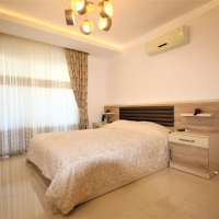 Пентхаус 3+1 у пляжа Клеопатра в Аланье — меблированный дуплекс 180 м² в 400 м от моря