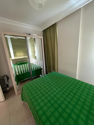 Квартира 1+1 у пляжа Дамлаташ и Клеопатра в Аланье — меблированные апартаменты 50 м²