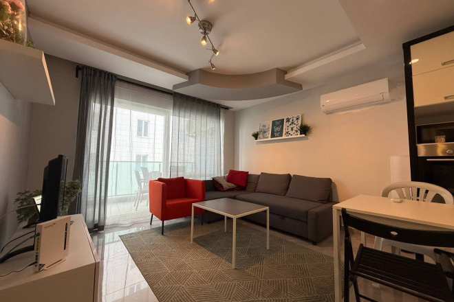 1+1 full eşyalı daire