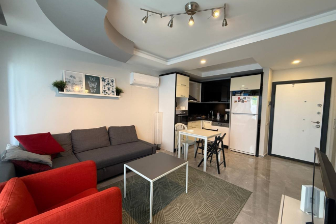 1+1 full eşyalı daire