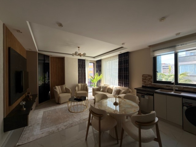 Премиальный пакет: 2 квартиры 2+1 у моря в Алании (Махмутлар), 100 м до пляжа, вид на море, под гражданство