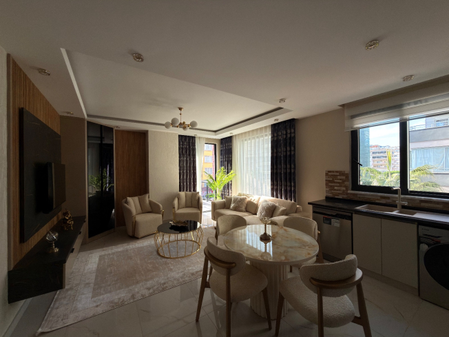 Премиальный пакет: 2 квартиры 2+1 у моря в Алании (Махмутлар), 100 м до пляжа, вид на море, под гражданство