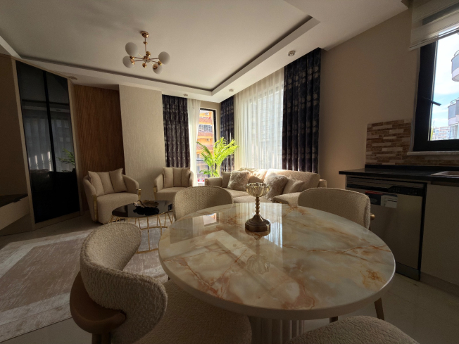 Премиальный пакет: 2 квартиры 2+1 у моря в Алании (Махмутлар), 100 м до пляжа, вид на море, под гражданство