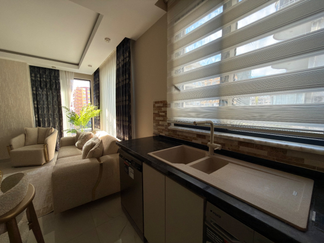 Премиальный пакет: 2 квартиры 2+1 у моря в Алании (Махмутлар), 100 м до пляжа, вид на море, под гражданство