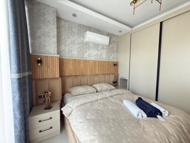 Премиальный пакет: 2 квартиры 2+1 у моря в Алании (Махмутлар), 100 м до пляжа, вид на море, под гражданство