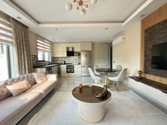 Премиальный пакет: 2 квартиры 2+1 у моря в Алании (Махмутлар), 100 м до пляжа, вид на море, под гражданство