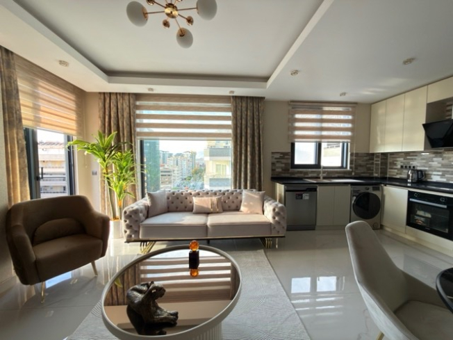 Премиальный пакет: 2 квартиры 2+1 у моря в Алании (Махмутлар), 100 м до пляжа, вид на море, под гражданство