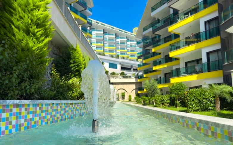 Пентхаус 3+1 в Алании у моря — премиальный комплекс с отельной инфраструктурой, 200 м до пляжа, подходит для гражданства