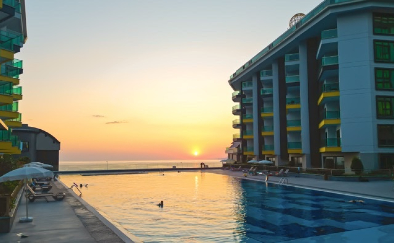 Пентхаус 3+1 в Алании у моря — премиальный комплекс с отельной инфраструктурой, 200 м до пляжа, подходит для гражданства