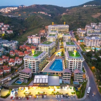 Пентхаус 3+1 в Алании у моря — премиальный комплекс с отельной инфраструктурой, 200 м до пляжа, подходит для гражданства