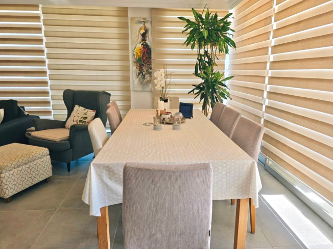 3+1 villa tip daire deniz ve kale manzaralı içten asansörü