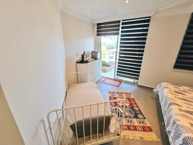 3+1 villa tip daire deniz ve kale manzaralı içten asansörü