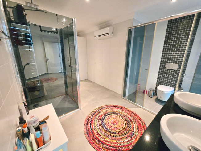 3+1 villa tip daire deniz ve kale manzaralı içten asansörü