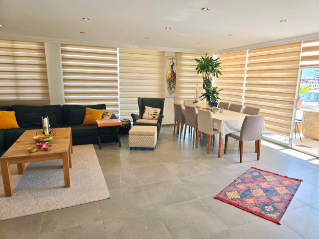 3+1 villa tip daire deniz ve kale manzaralı içten asansörü