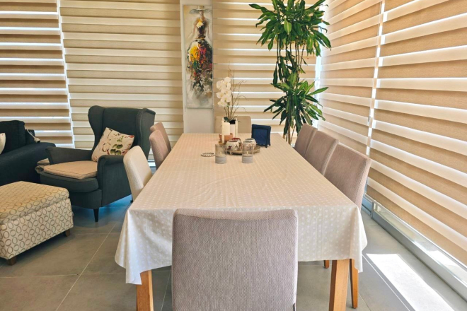 3+1 villa tip daire deniz ve kale manzaralı içten asansörü